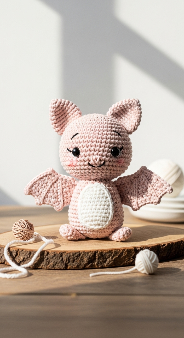 Crochet Cute Bat Amigurumi Free Pattern