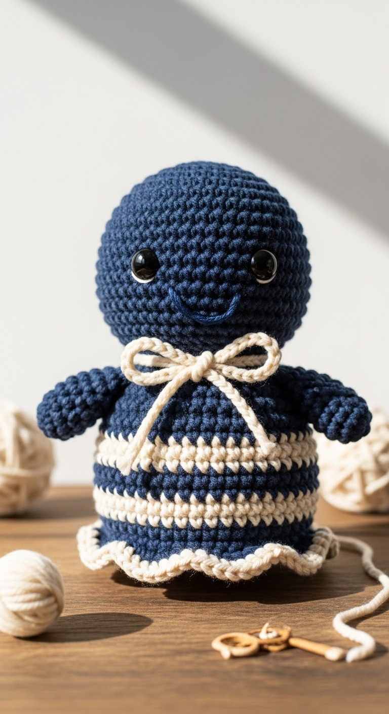 Crochet Ghost Amigurumi Free Pattern